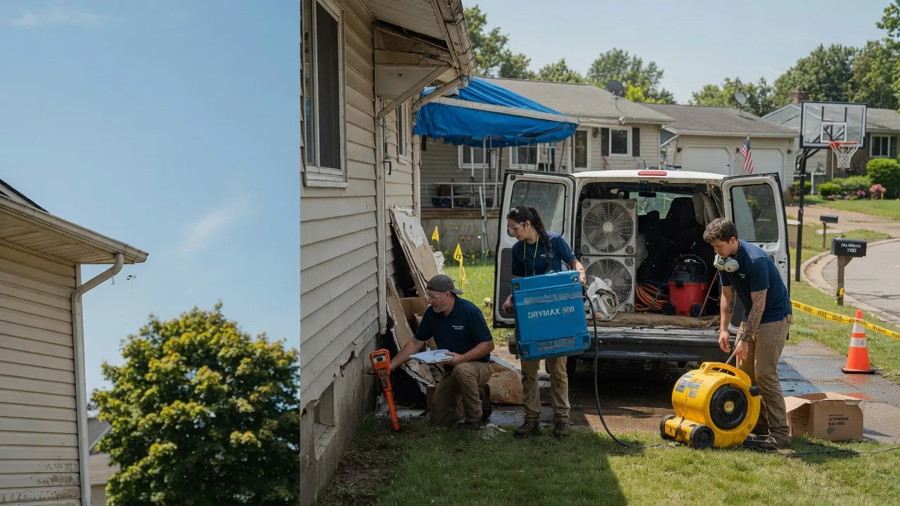 Ceiling Leak Cleanup in Fresno, OH near me